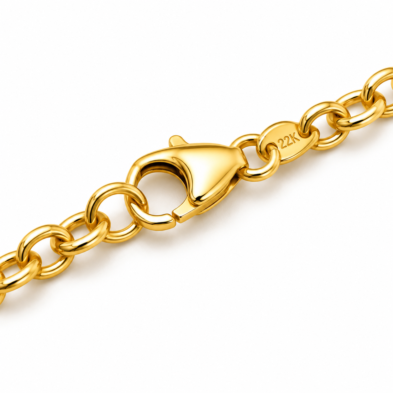 Elegant Gold Chain Necklace - Image 2