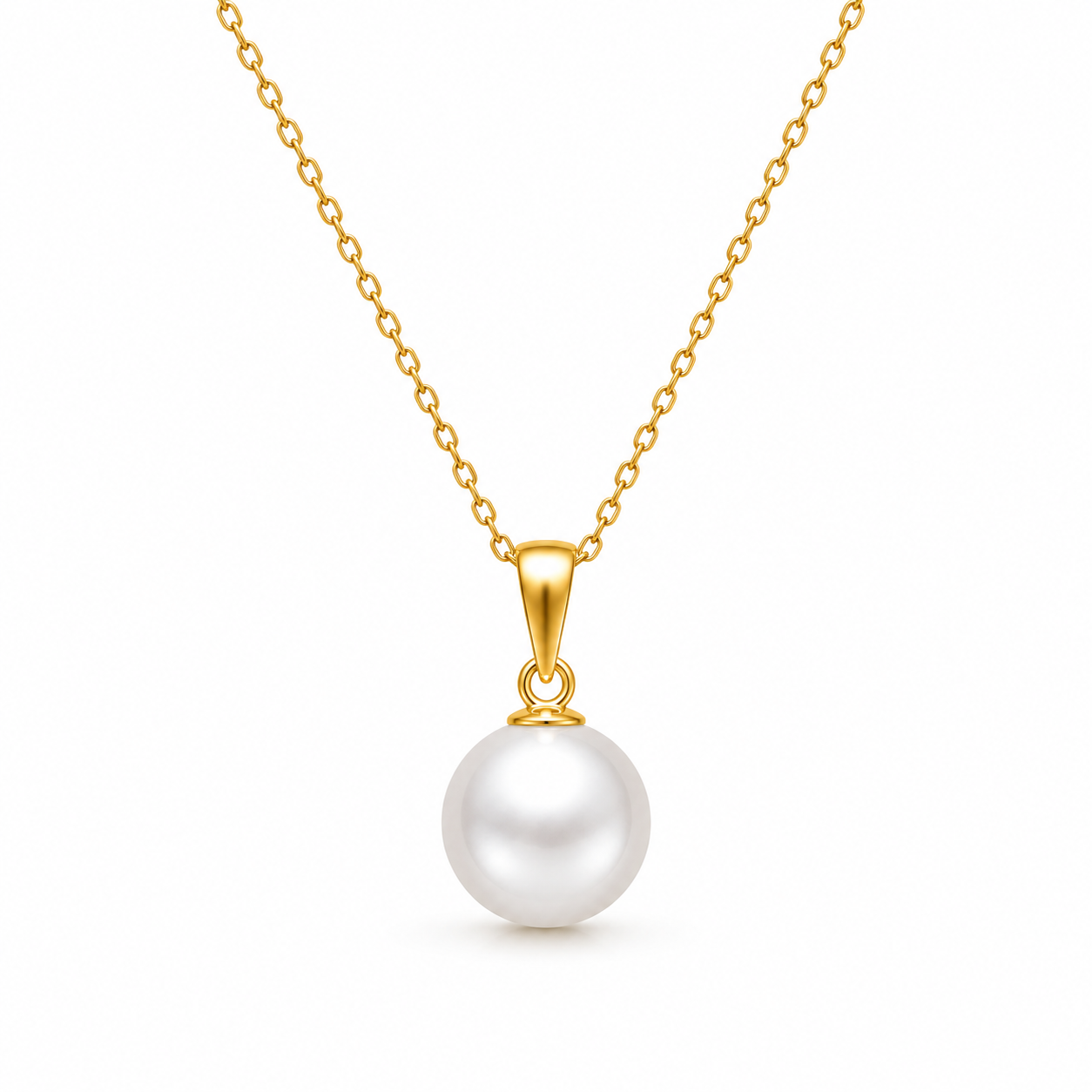 Pearl Drop Pendant Necklace