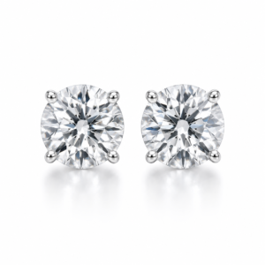 Sparkle Diamond Stud Earrings